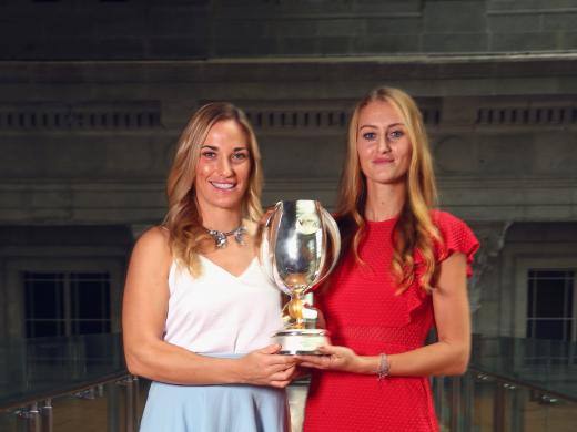 Babos and Mladenovic beat the World No.1 pair Barbora Krejcikova and Katerina Siniakova in the final (Getty)