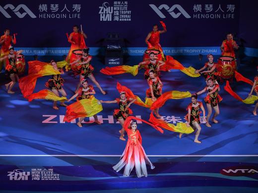 The dancers perform at the Zhuhai opening ceremony (Getty)