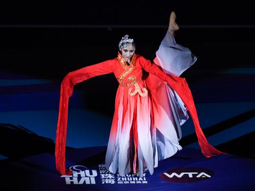 A dancer at the Zhuhai opening ceremony (Getty)