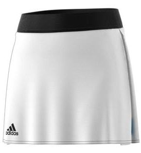 Adidas Girls Escouade Tennis Skirt in White