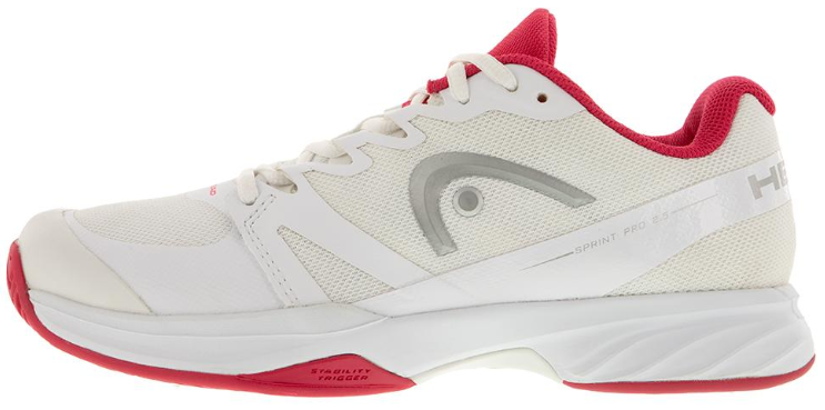 Head Women's Sprint Pro 2.5 Tennis Shoes in White and Pink