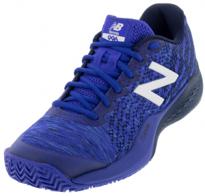 New Balance Men's 996v3 D Width Clay Tennis Shoes in UV Blue and Pigment