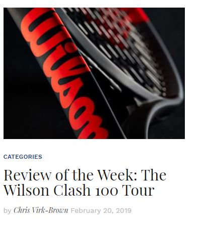 Wilson Clash 100 Tour Review Blog Thumbnail