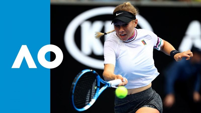 Anisimova at the Australian Open