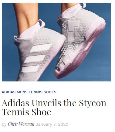 Adidas Stycon Tennis Shoe Blog Snippet