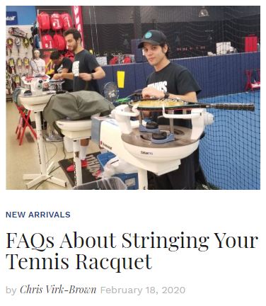 FAQs About Stringing Your Tennis Racquet Blog