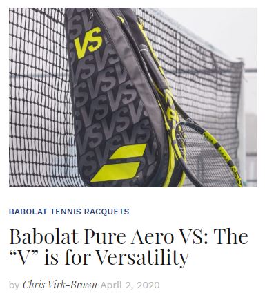 Babolat Pure Aero VS Racquet Review blog