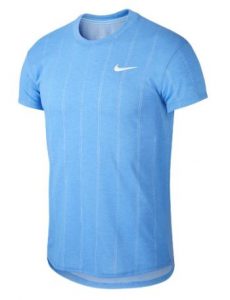 Nike Court Challenger Short Sleeve Tennis Top Royal Pulse