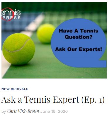 Ask a Tennis Expert Blog