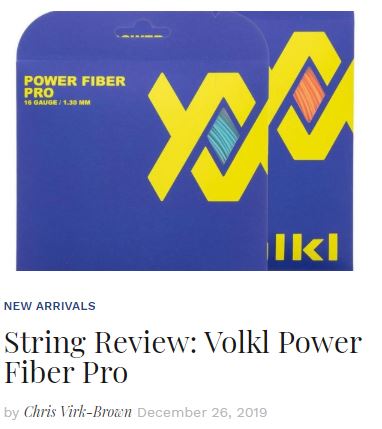 Volkl Power Fiber Pro Tennis String Review blog