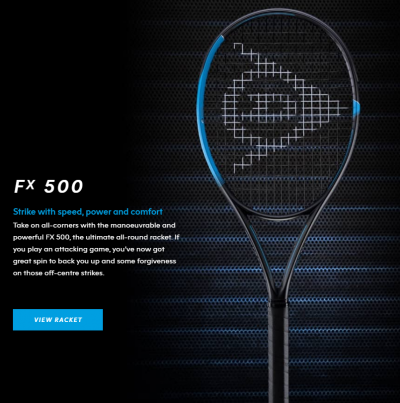 Dunlop FX 500 Tennis Racquet