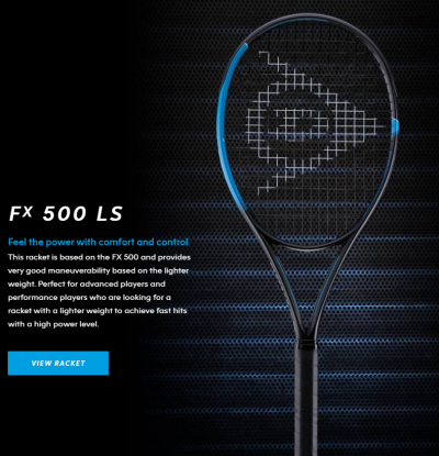 Dunlop FX 500 LS Tennis Racquet
