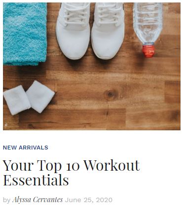 Top 10 Workout Gear Essentials blog