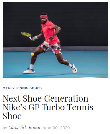 Nike GP Turbo Tennis Shoe Preview blog 