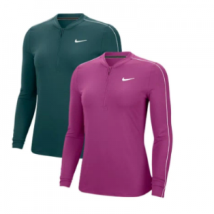 New Women's Tennis Jackets Nike Women's Court Dry Long Sleeve Half Zip Tennis Top