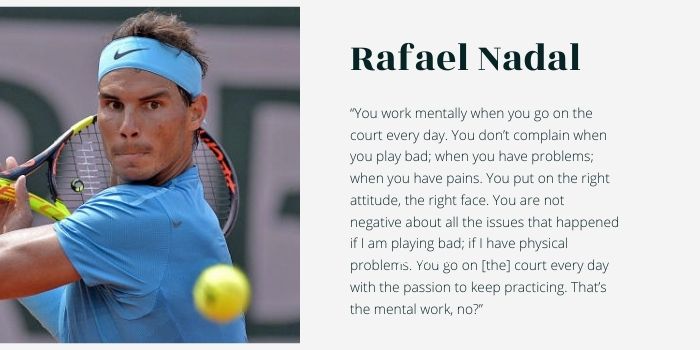Top tennis questions Nadal quote