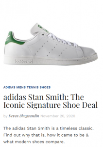 adidas Stan Smith Signature Shoe Deal