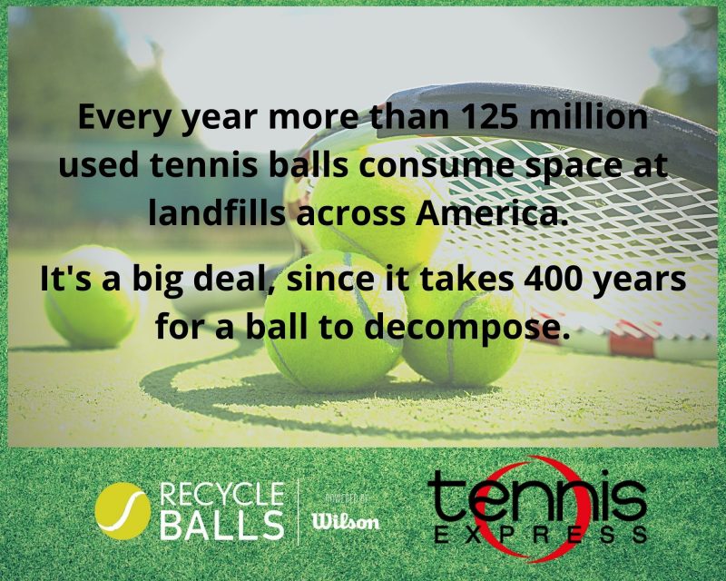 recycle used tennis balls
